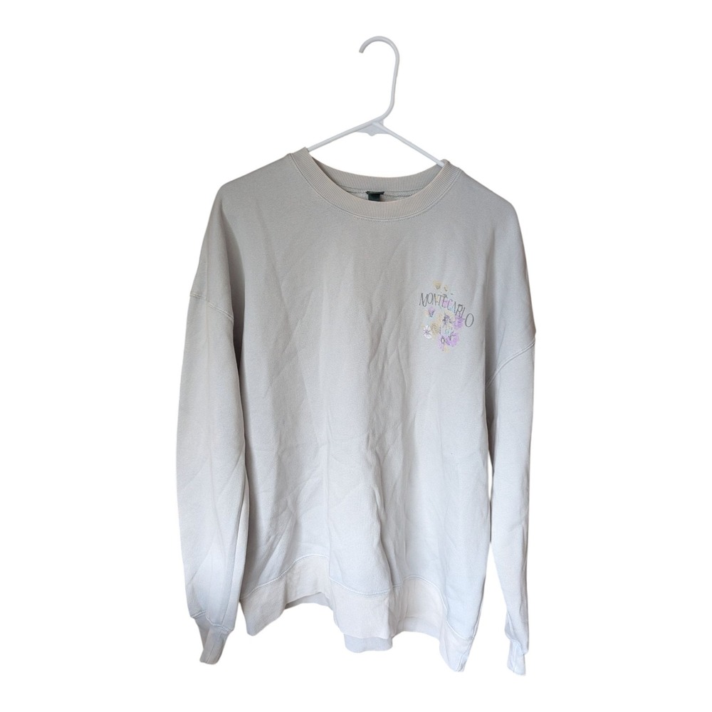 AS. Oversized Pullover Sweatshirt - Wild Fable Gray S: Crew Neck, Heavyweight